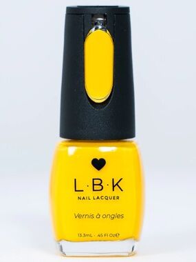 L·B·K 💅NAIL💅 LACQUER GEL-LIKE VEGAN FORMULA 🍋LBK66 LASER LEMON🍋 🌟NEW🌟